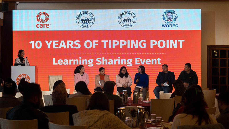 10 YEARS OF TIPPING POINT: Learning Sharing Event, Care Nepal